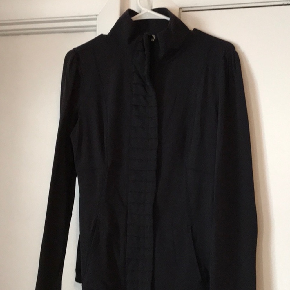 Lucy black zip up